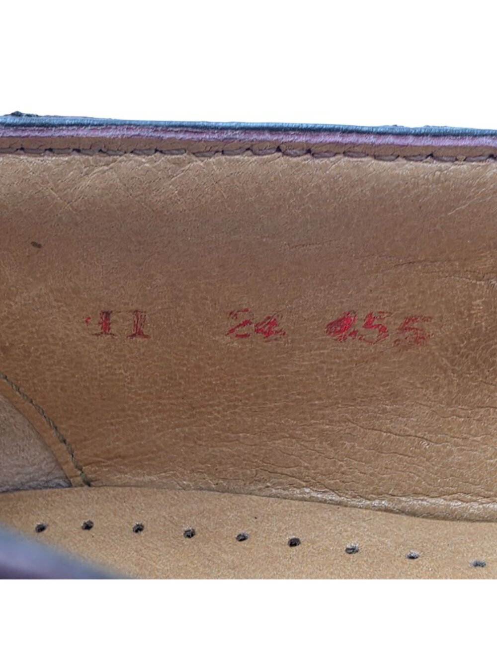 Vintage Crocodile Burgundy David Eden Exotic Italy Loafers Mens 11 Dress Shoes - Picture 10 of 15